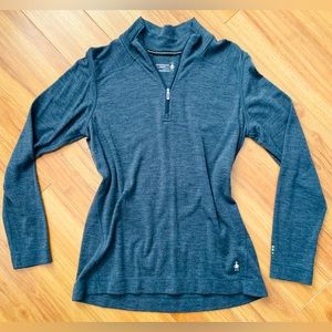 Womens Smartwool zip up top